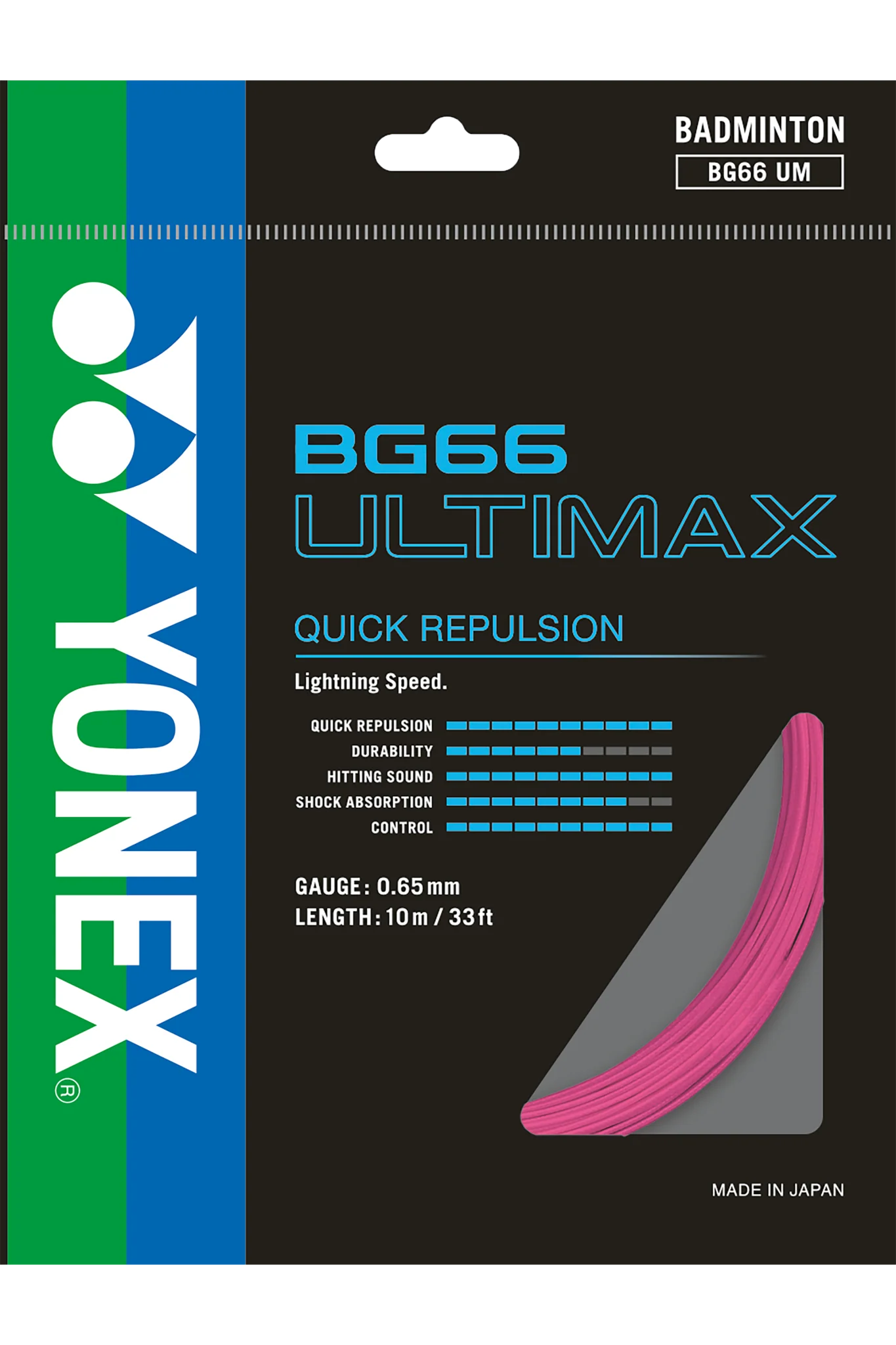 Yonex Badminton String BG66 Ultimax - 10m Set & 200m Reel - Image 5