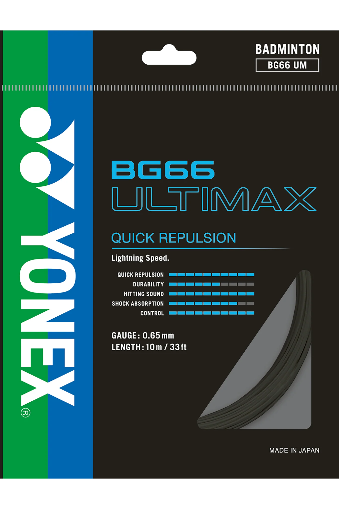 Yonex Badminton String BG66 Ultimax - 10m Set & 200m Reel - Image 6