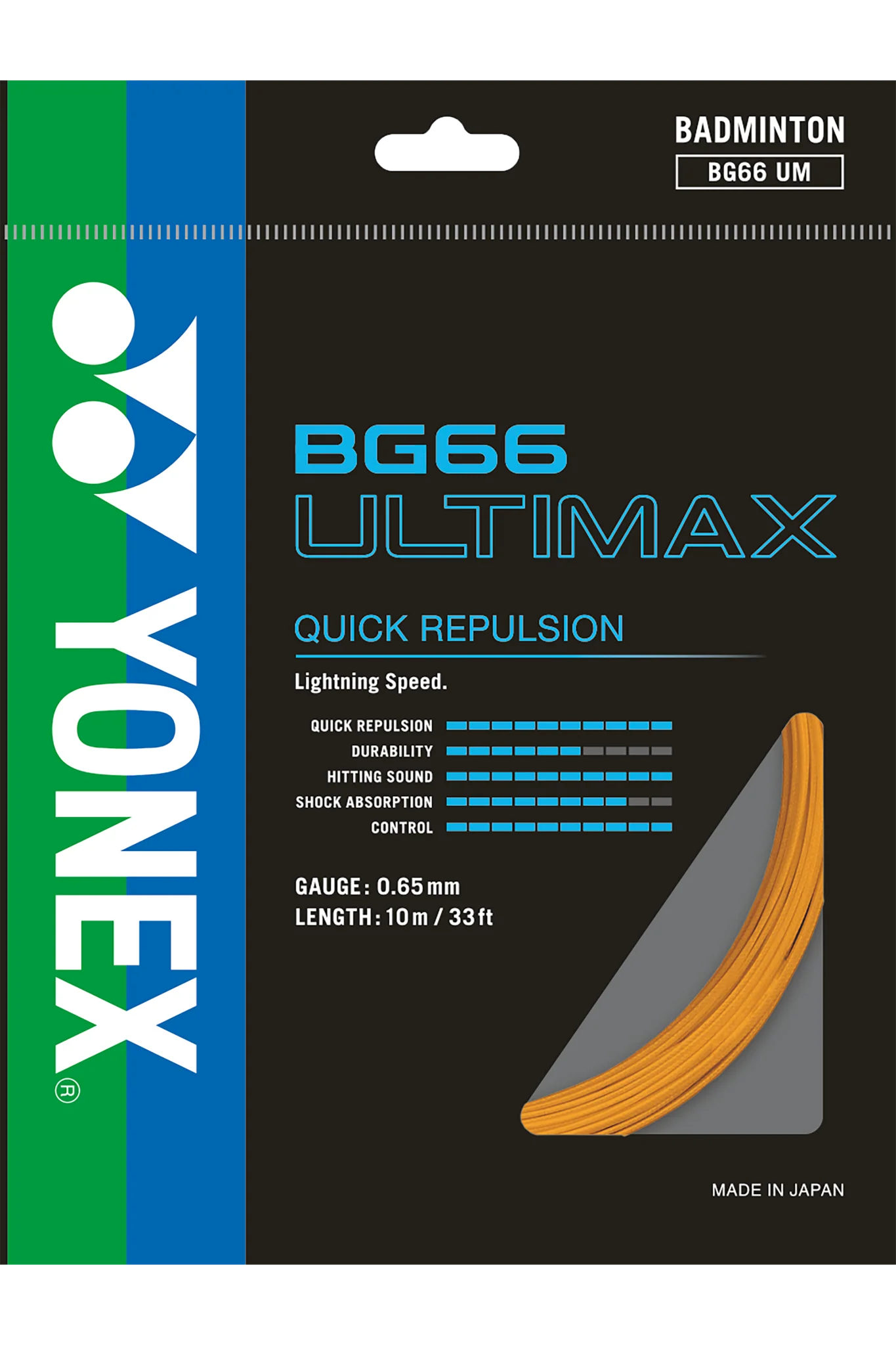 Yonex Badminton String BG66 Ultimax - 10m Set & 200m Reel - Image 7