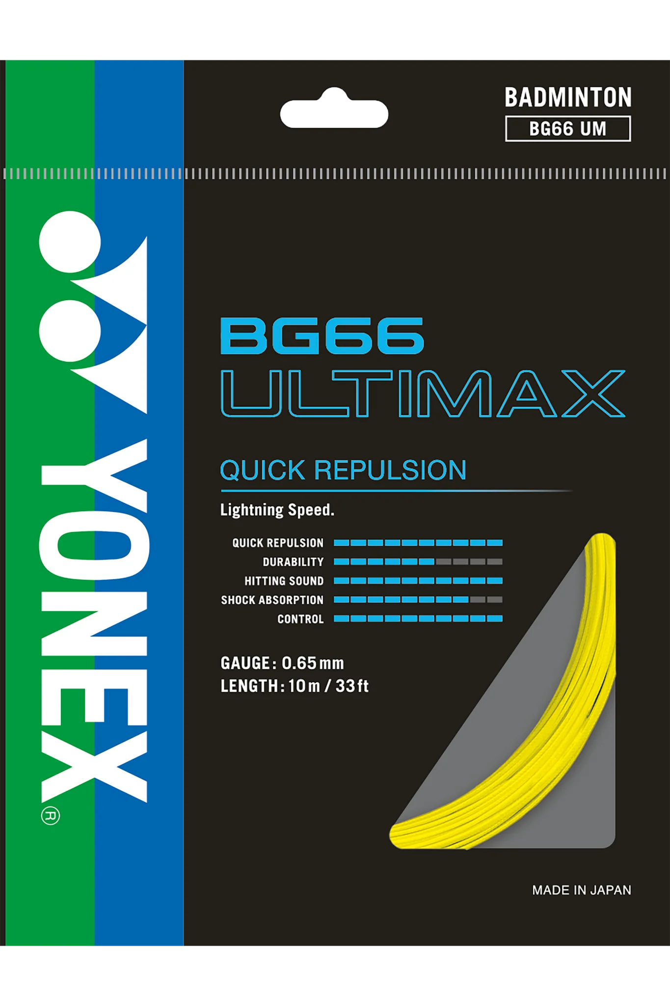 Yonex Badminton String BG66 Ultimax - 10m Set & 200m Reel - Image 8