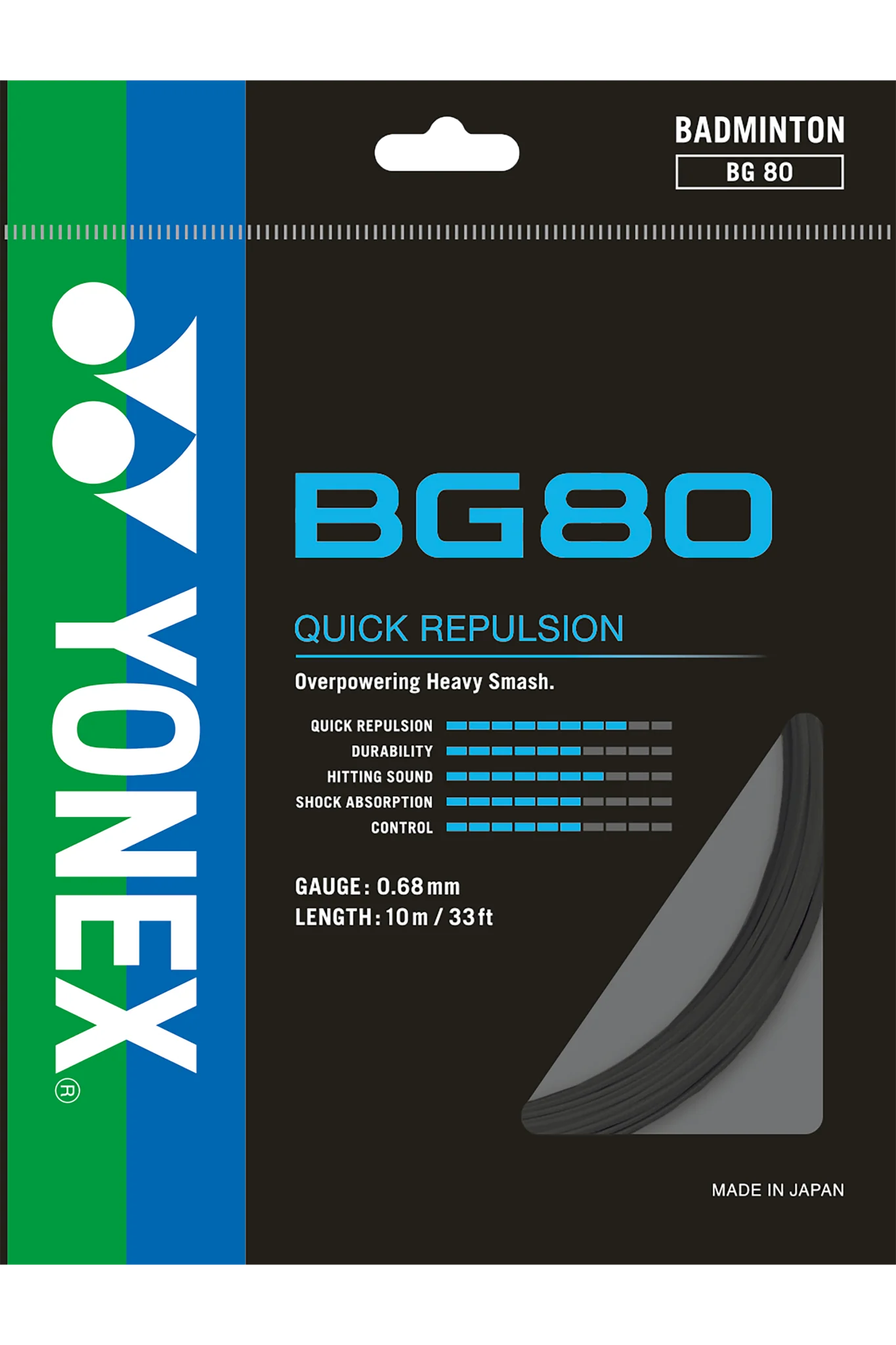 Yonex Badminton String BG80 - 10m Set & 200m Reel - Image 3