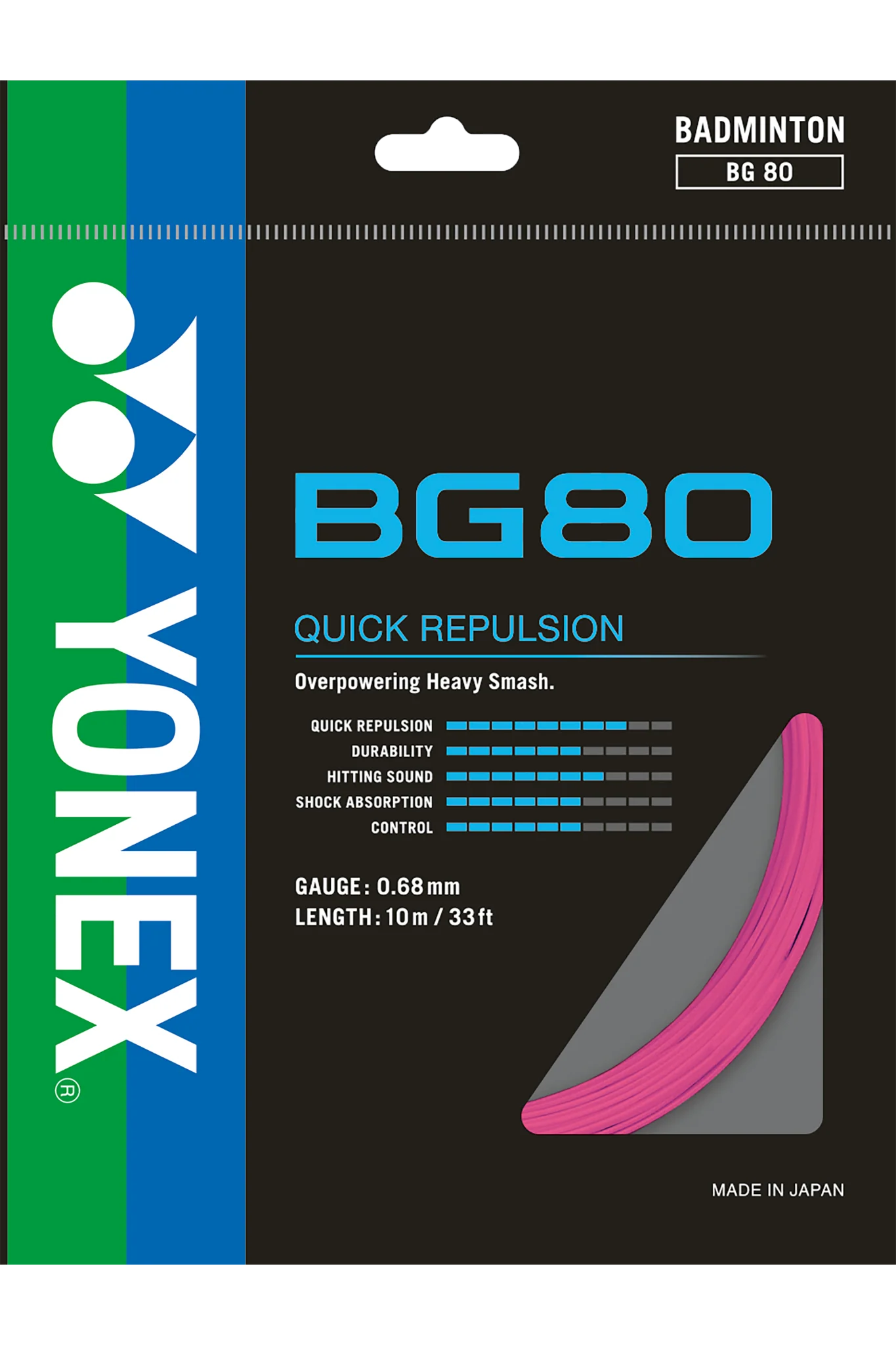 Yonex Badminton String BG80 - 10m Set & 200m Reel - Image 4