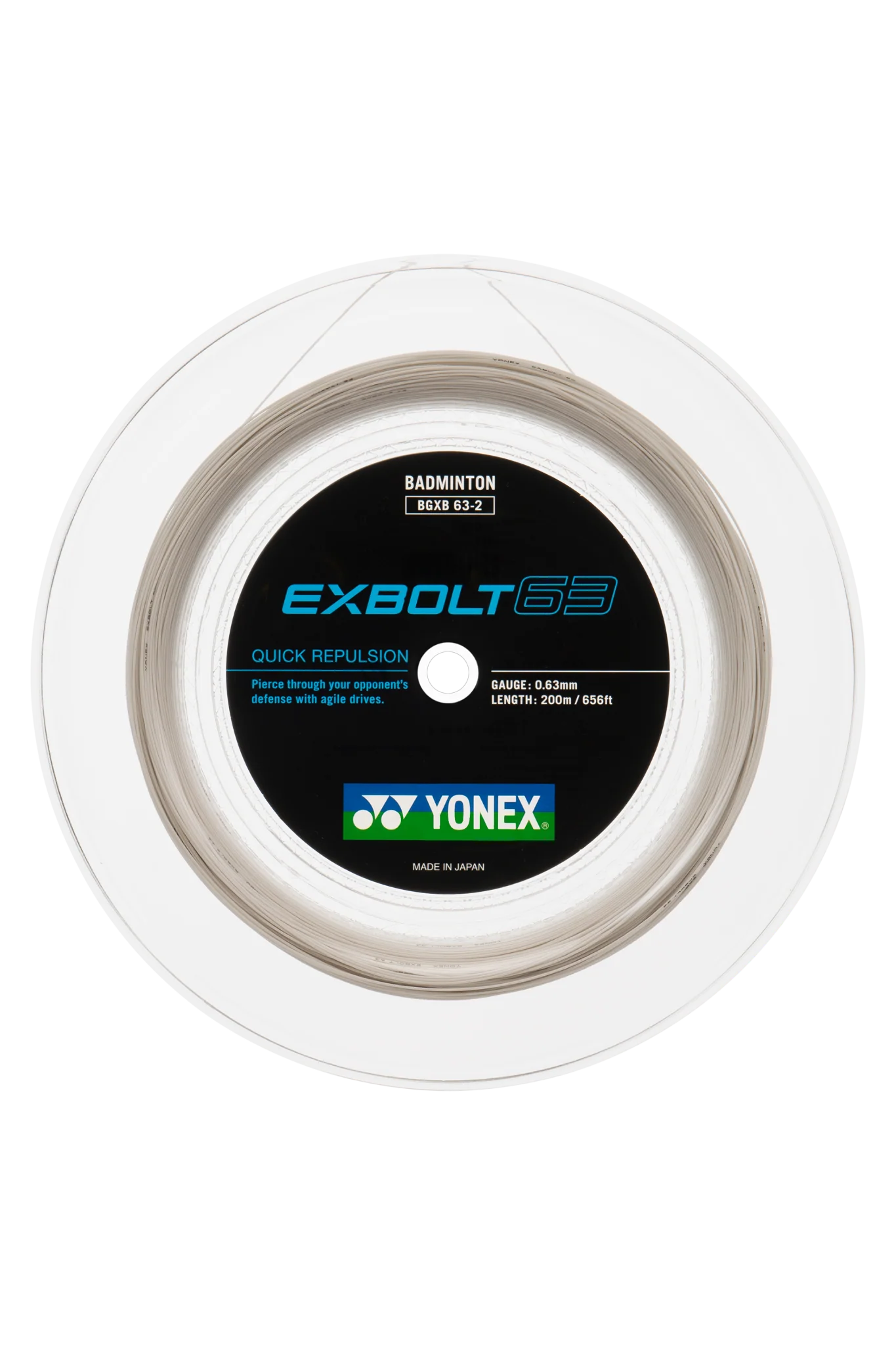 Yonex Badminton String Exbolt 63 - 10m Set & 200m Reel - Image 3